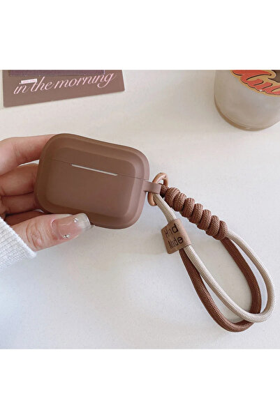 Choice جراب سيليكون بني اللون لسماعات AirPods 1 و2، متوافق مع AirPods 4 و3 و2...