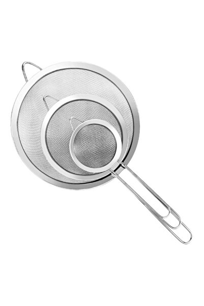 Choice 3PCS 3PCS Stainless Steel Strainer for Soy Milk Bird's Nest Egg White Separation Flour Sifter Baking