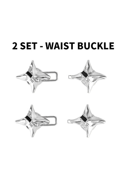 Choice1 مجموعتان / 5 مجموعات / مجموعتان / مجموعة واحدة - مشبك جينز فضفاض، أدا...