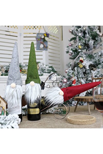 Choice 17×9 سم، أخضر، رمادي، أحمر، 3 قطع، أغطية زجاجات نبيذ مصنوعة يدويًا على...