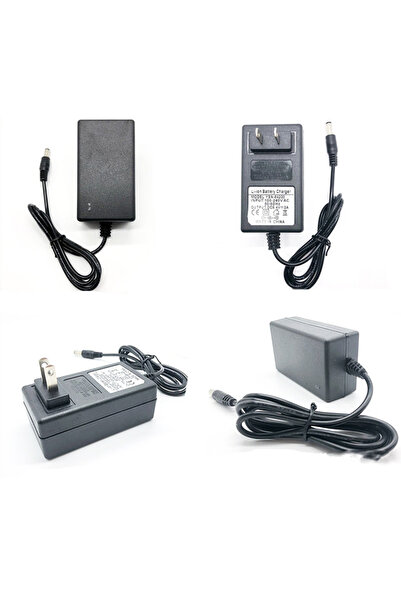 Choice5 شاحن بطاريات ليثيوم 18650 بجهد 16.8 فولت وتيار 2 أمبير، متوافق مع بطا...