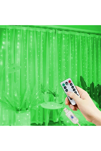 Choice سلسلة إضاءة ستارة خضراء USB، 3 × 1 متر، 100 مصباح LED، لتزيين جدران ال...