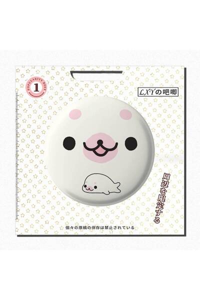 Choice 25x25 مم، قطعة واحدة، شارة أطفال لطيفة بتصميم أنمي دائري، شارة ليزر، ب...