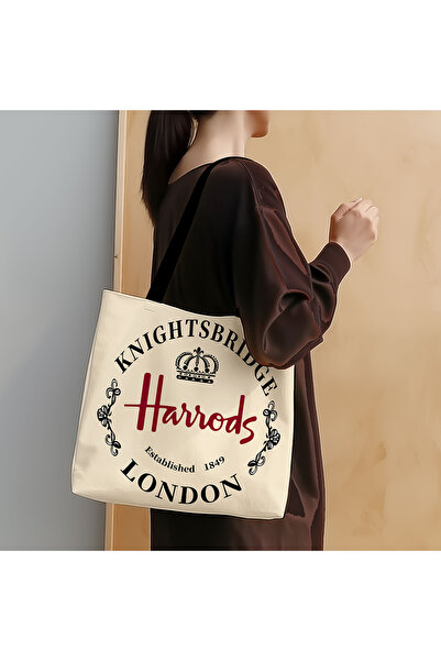 Choice 38cmX40cm 1 قطعة هارودز نايتسبريدج لندن بولسا دي كومبراس محل بقالة للعمل، بريكولاجي، ج