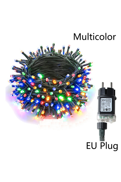 Choice سلسلة أضواء LED خارجية متعددة الألوان بطول 100 متر، مزودة بـ 800 مصباح...