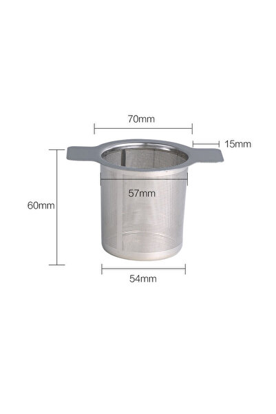 Choice Silver High Quality With Cover Tea Infuser Stainless Steel Coffee Tea Strainer Grid Binaural Net Lea