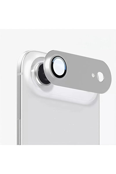 choice2 واقي عدسة فضي شامل ومتكامل لهاتف iPhone Air 17 Air، بلمسة نهائية معدن...