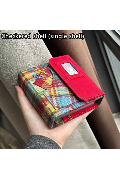 Choice ألبوم صور إبداعي بألوان الحلوى، مصنوع من قماش شبكي، يضم مجموعة صور لنج...