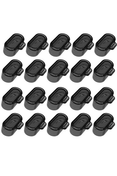 Choice 20 قطعة غطاء منفذ شحن أسود شفاف مقاوم للغبار لساعات فوررنر 955، 945، 2...