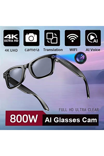 Choice نظارات جديدة للرجال مزودة بكاميرا 800 واط بتقنية الذكاء الاصطناعي، قاب...