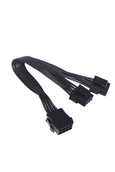 Choice 20cm black ATX 12V CPU 8 Pin Female to Dual 8 Pin Male for Motherboard CPU Power Adapter Y-Splitter