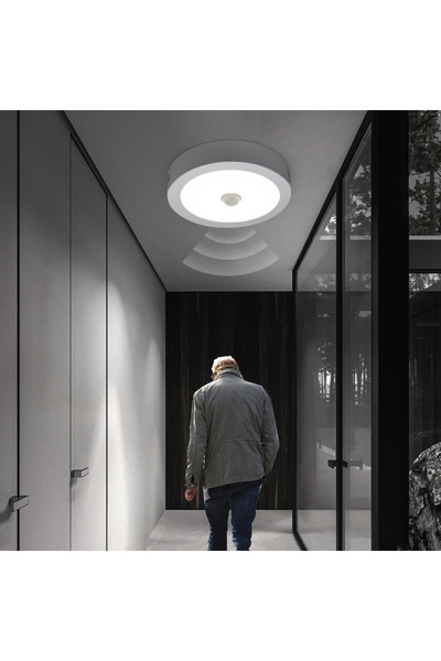 Choice 12W Warm White 6W 12W 18W Motion Sensor Ceiling LED Lamp 110V 220V Surface Mounted Infrared Sensor N