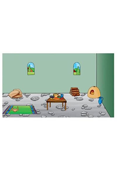 OEMN Set piese cu fundal decor interior tipic evreiesc