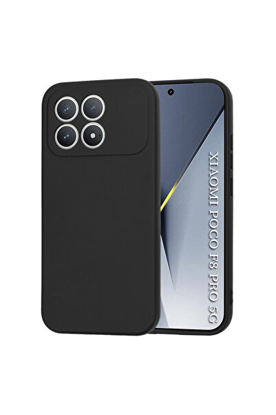Techsuit Silicone Case for Xiaomi Poco F8 Pro SoftFlex, Black