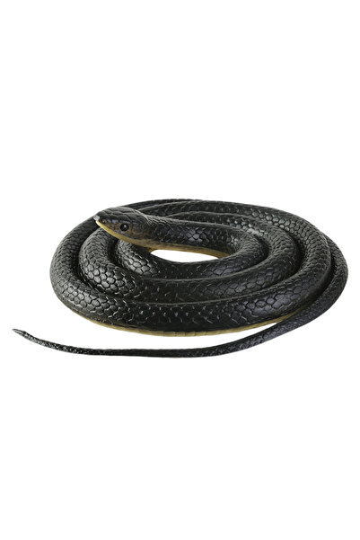 Choice4 Black Fake Snake Toy Real Look Snake Prank Toy Fake Prank Prop Simula...