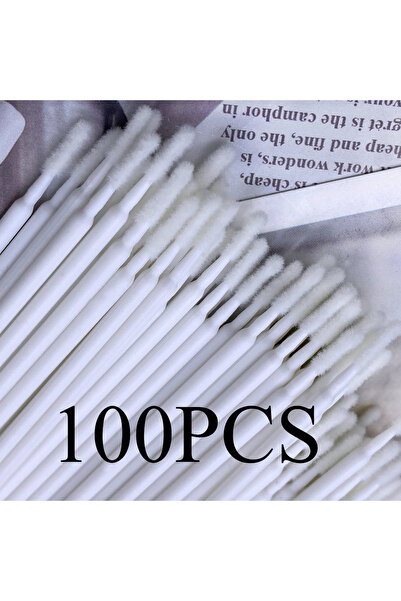 Choice8 100PCS White Micro Brush Disposable Lash Removing Swab Microbrush Mascara Wands Applicato