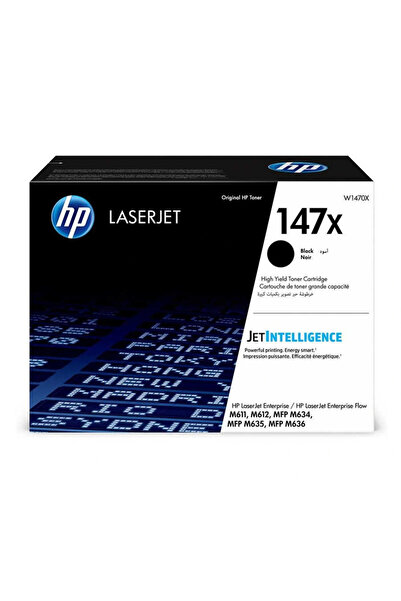 HP 147X Black Siyah 25.000 Sayfa Toner W1470X