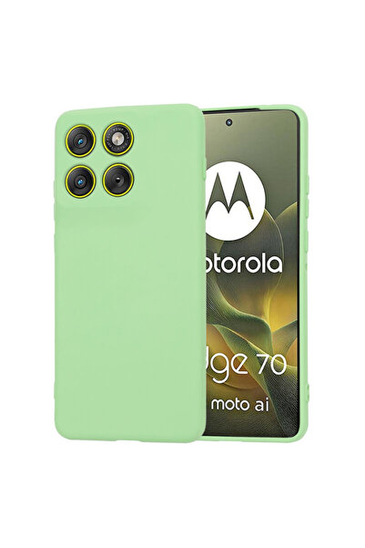Techsuit Θήκη σιλικόνης για Motorola Edge 70 SoftFlex, ανοιχτό πράσινο