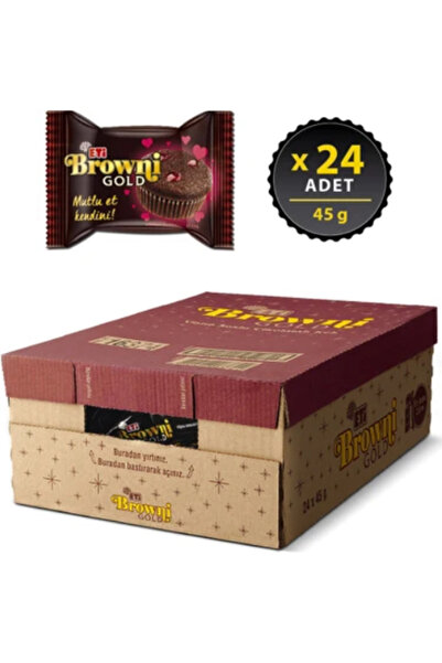 Eti Browni Gold Vişne Soslu Çikolatalı Kek 45 GR * 24 Adet