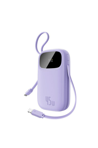 Baseus External Battery USB, Type-C, 20000mAh Baseus, Purple
