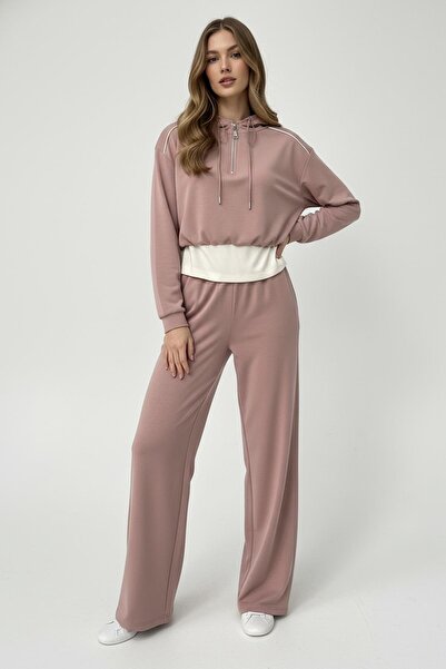 Soul Women's Paneled Piece Set -32214Tks - Rose