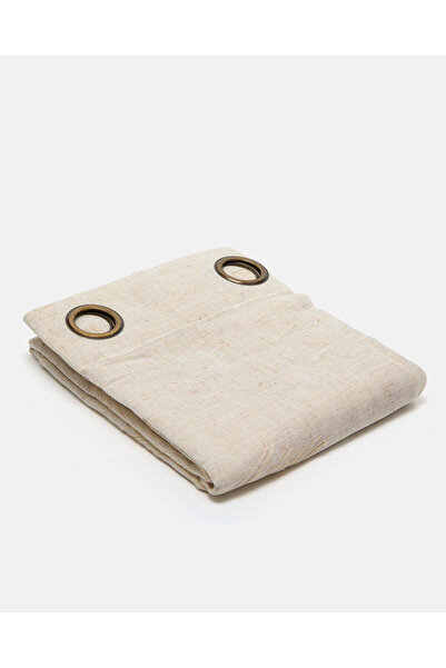 REDTAG Beige Textured Sheer Curtain (Single Piece)