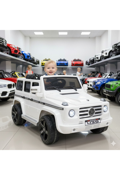 Bebeck 439 Bhu12 Akülü Jeep Araba 12V Brabus Mercedes Uzaktan Kumandalı Babyhope Akülü Araba