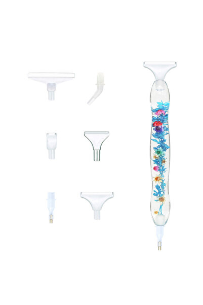 Choice3 قلم رسم ماسي من الراتنج على شكل زهرة من موموآرت GJB-013-B-14 مع رؤوس ...