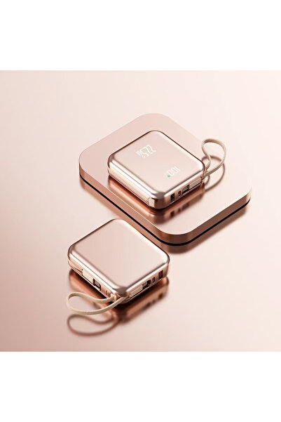 Kodak Ultra Slim Mini Power Bank 20000mAh with Built-in Cable Super Fast Charging Portable Compact