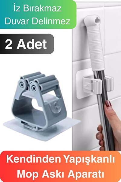 Svein 2 Adet Güçlü Tutunabilen Kendinden Yapışkanlı Mop Paspas Sabitleyici Du...