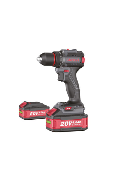 Grogh Kömürsüz Motorlu Şarjlı Matkap Çift Akülü 20V 4Ah GRX2011-4 BMC | Çift ...