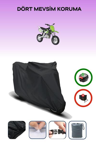 Breen Black Rear Bag Compatible Keeway Cooper Compatible Motorcycle Canvas Mo...