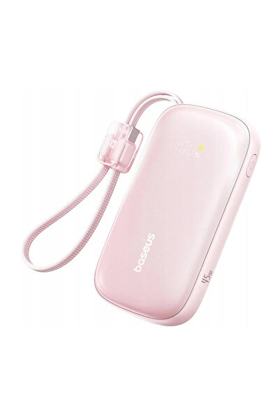 Baseus External Battery with Cable 10000mAh, 45W, Pink