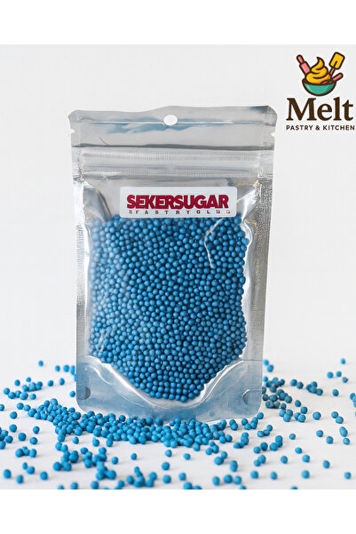 melt pastry & kitchen ŞEKER & SUGAR Pasta Süsleme Şekeri Boncuk Şeker 2mm Met...