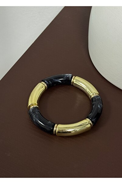 KİLİGİSTANBUL Gold Detail Pipe Bracelet