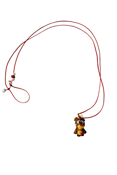 Polar Star Jr Necklace / Bull (Red)