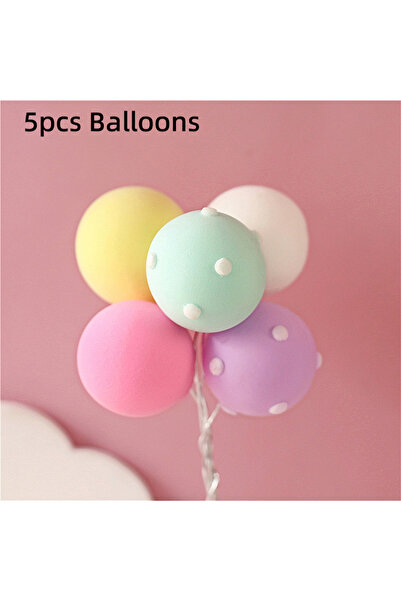 Choice23 8pcs balloon B Rainbow Cake Topper Unicorn Birthday Party Decoration...