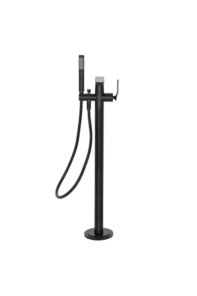 Maison Mex Set duș cadă mijloc, MOONI, L.22 H.90 cm, Negru