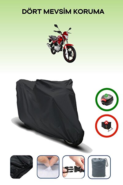 Breen Black Rear Bag Compatible Yuki Yk-162 Goldfox Compatible Motorcycle Tar...