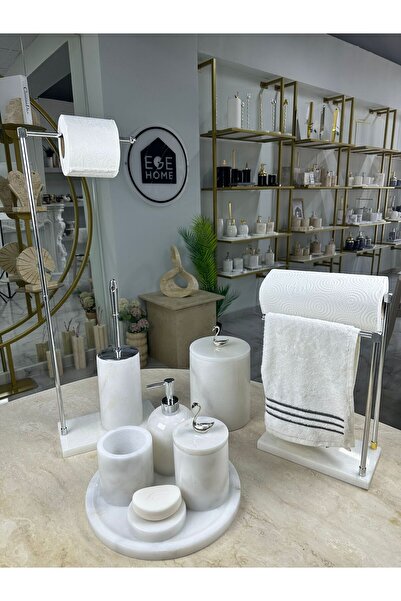 ege gross Mermer Banyo Seti- 9 Parça -Mermer Banyo Seti