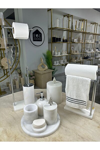 ege gross Mermer Banyo Seti- 9 Parça -Mermer Banyo Seti