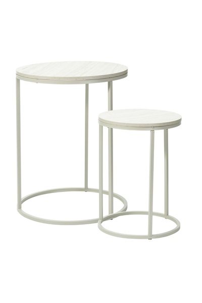 Gift Design Set de 2 măsuțe de cafea Trends4You, metal și MDF, design modern,...