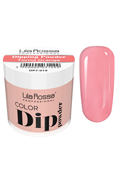 Lila Rossa Dipping powder color, Lila Rossa, 7 g, torrid orange, DP 7-019