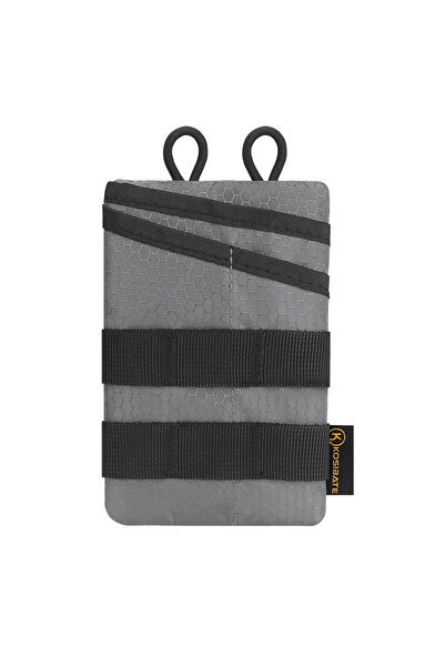 MOJOYCE حقيبة أدوات صغيرة رمادية خفيفة الوزن للاستخدام اليومي، مصنوعة من قماش...