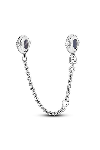 Choice17 KTC417 Original 925 Sterling Silver Safety Chain Star Moon Sun Heart...