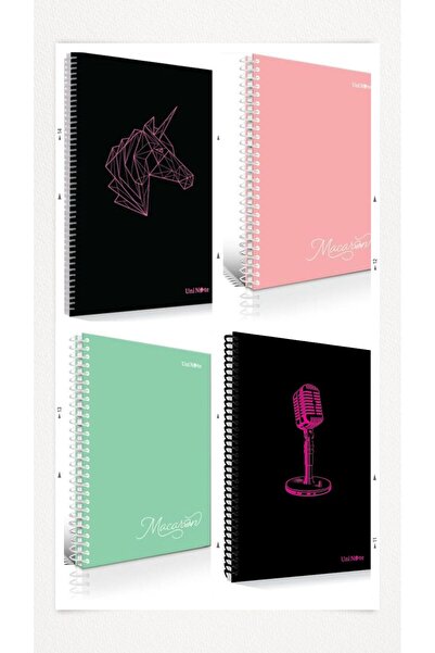 kitabın başkenti ankara yayıncılık A4 72 YP TELLİ DEFTER (2 ÇİZGİLİ, 2 KARELİ...