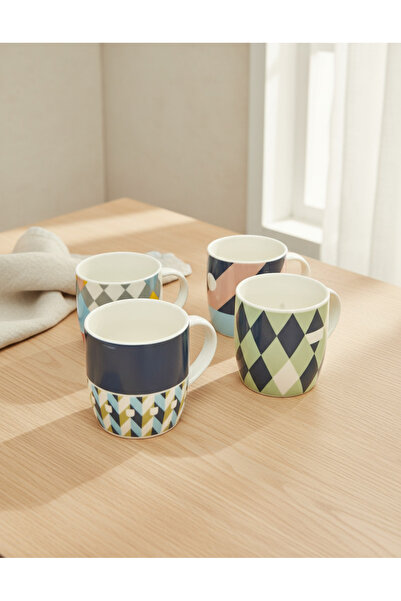 REDTAG Assorted Mug Set (4 Piece)