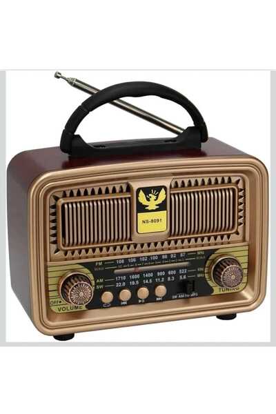 Menuzer Müzik Seti FM Radyo USB MP3 Player Bluetooth Hoparlör 18 Cm Çoklu Ren...