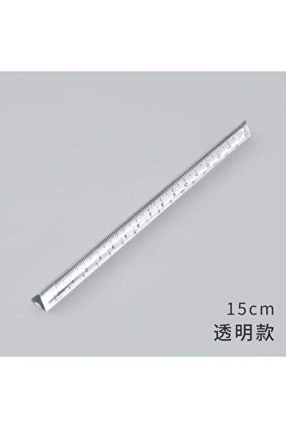 Choice مسطرة مثلثة شفافة Q030-1PC، طولها 15 سم، إكسسوارات كاواي، أدوات مكتبية...