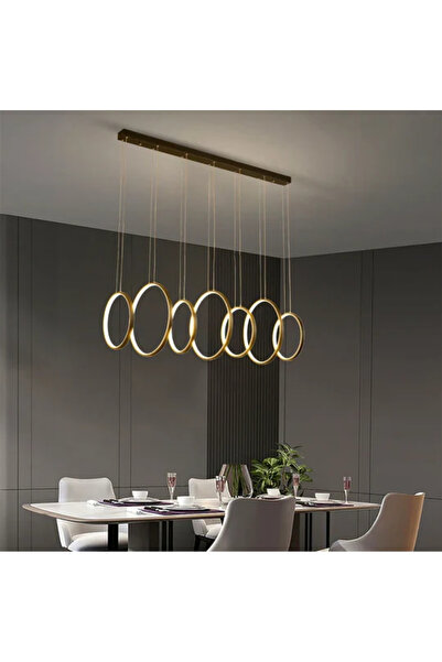 RONİSU AYDINLATMA Bella Vista Geometrik Sıralı Led Avize RA-AVZ- 1348-89-62